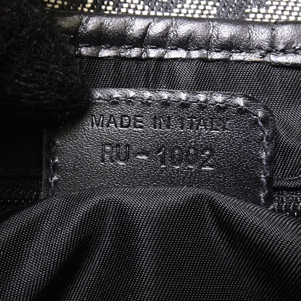 Christian Dior Double Saddle Bag Trotter Black Gray - Picture 8 of 9